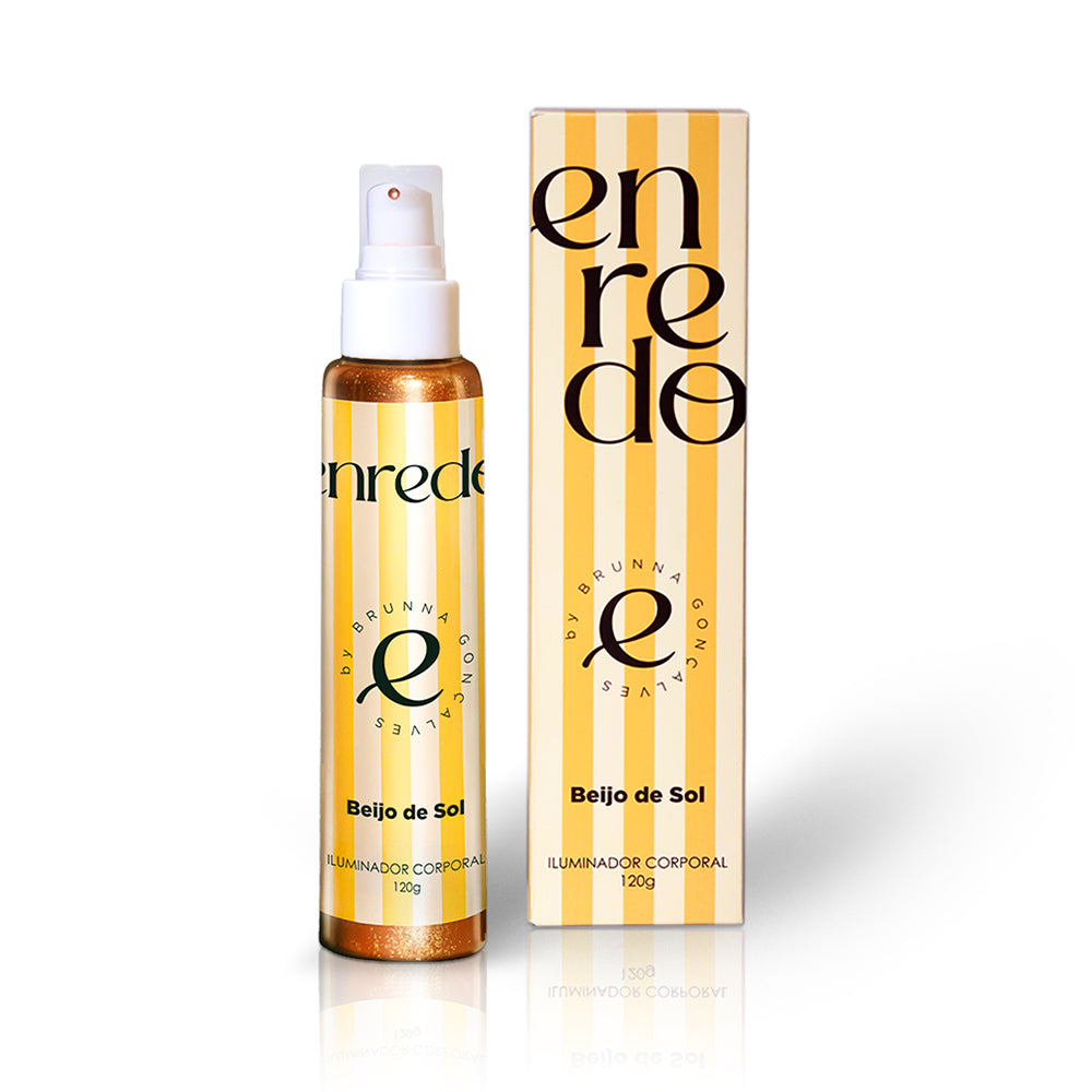 Iluminador Corporal Beijo de Sol Enredo by Brunna Gonçalves