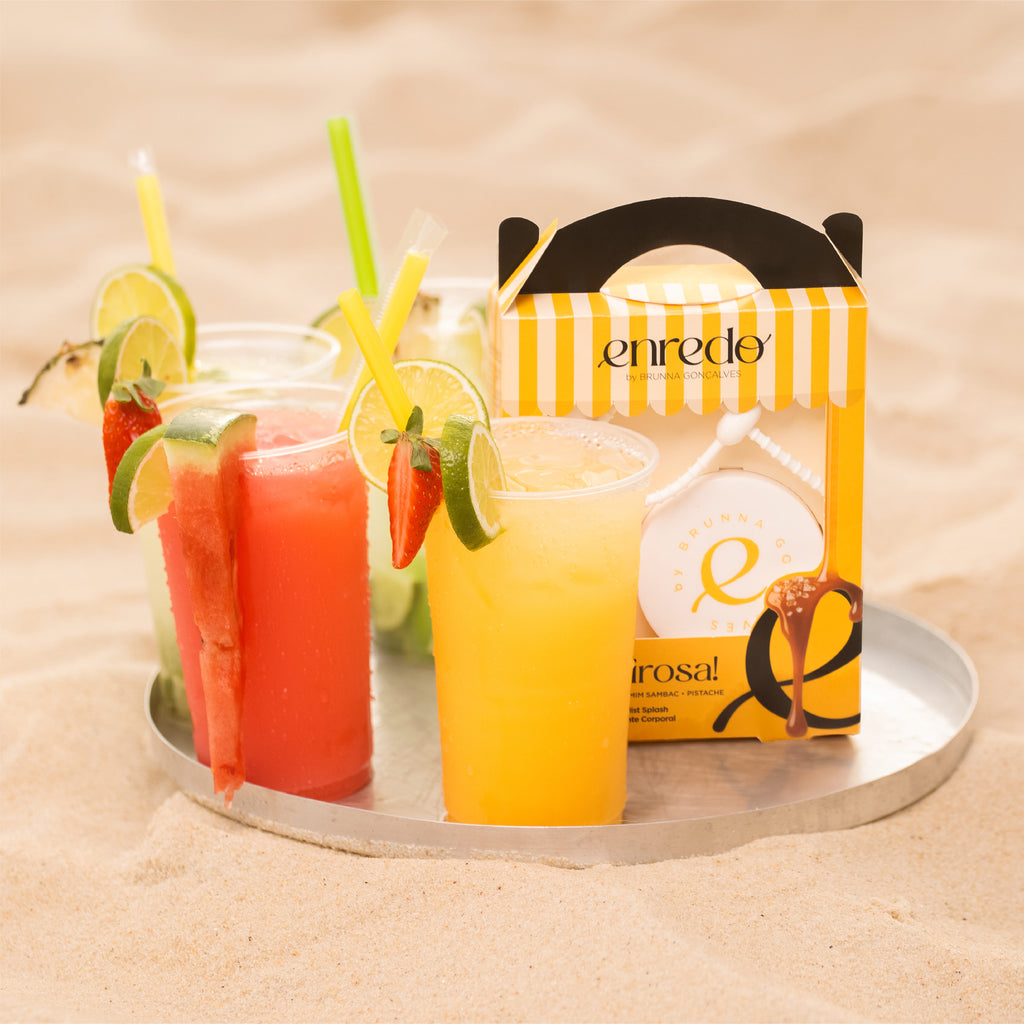 Kit Tá Cheirosa! Body & Hair Mist Splash E Geleia Hidratante Corporal Enredo By Brunna Gonçalves