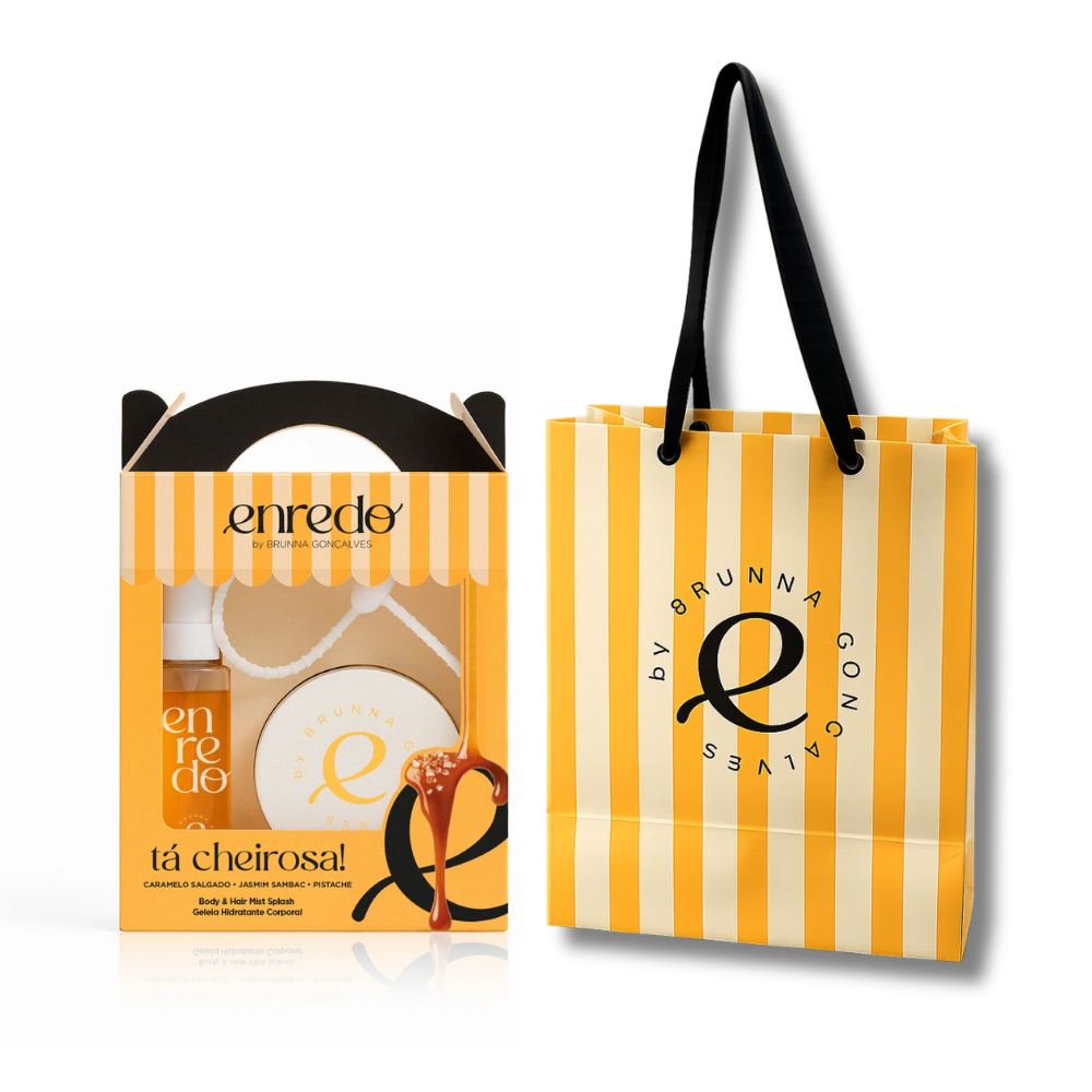 Kit Tá Cheirosa + Sacola Presenteável Enredo By Brunna Gonçalves